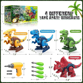Brightblocks™ - Dinosaur STEM  Building Toy Set