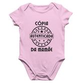 Body Rosa Cópia Autenticada da Mamãe