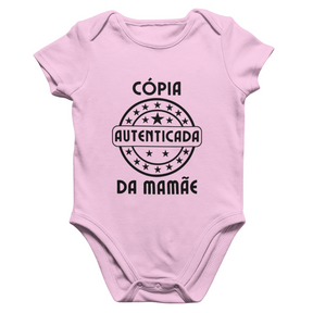 Body Rosa Cópia Autenticada da Mamãe