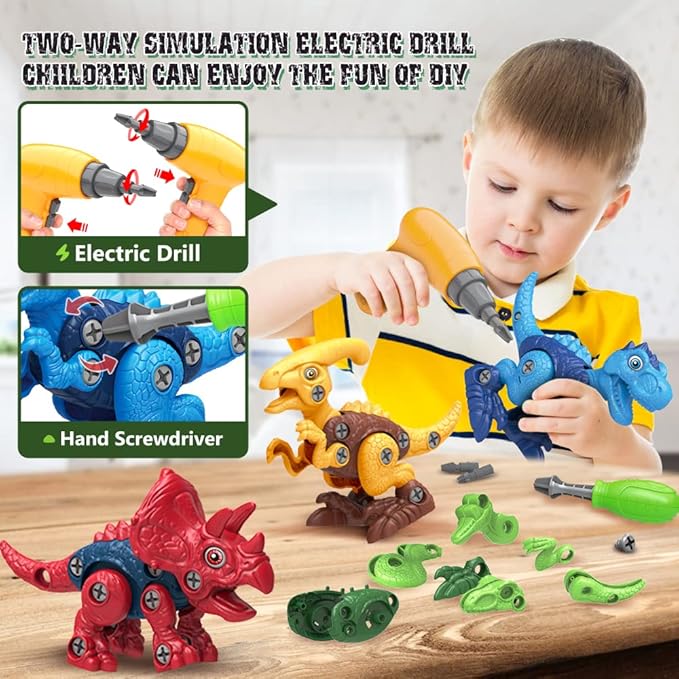 Brightblocks™ - Dinosaur STEM  Building Toy Set