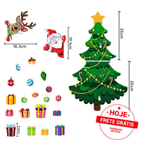 🌟 Árvore de Natal Magnética – Transforme sua Geladeira em um Cantinho Mágico!