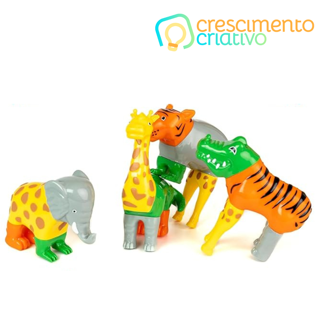 MagnetoZoo - Quabra-Cabeça 3d animais Magnéticos