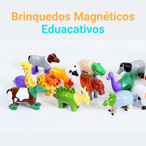 MagnetoZoo - Quabra-Cabeça 3d animais Magnéticos