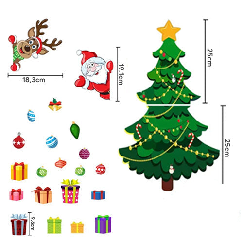 🌟 Árvore de Natal Magnética – Transforme sua Geladeira em um Cantinho Mágico!