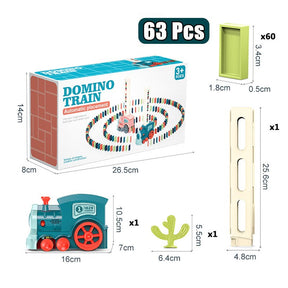 Trem Dominó Inteligente - 63 Peça