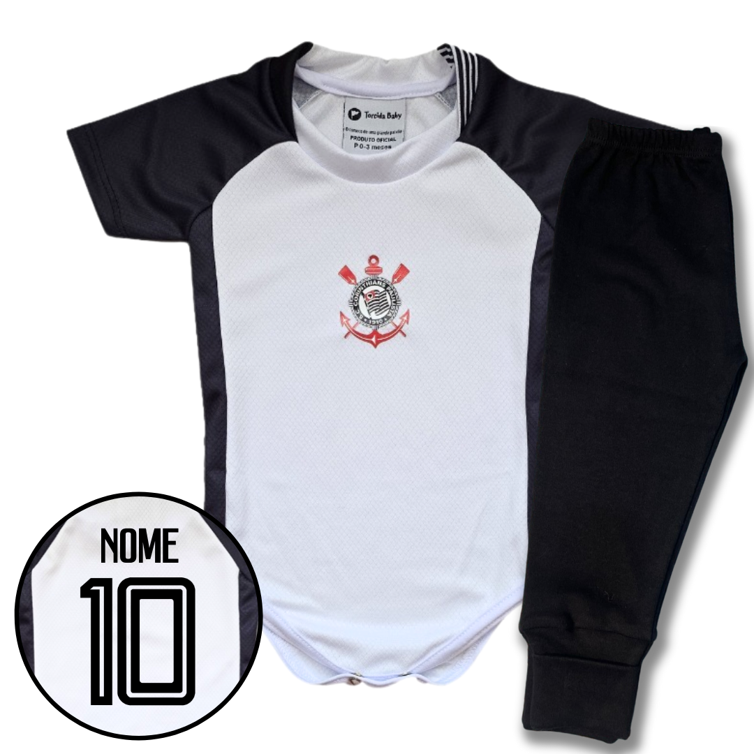 Kit Body Premium e Shorts/Calça Corinthians
