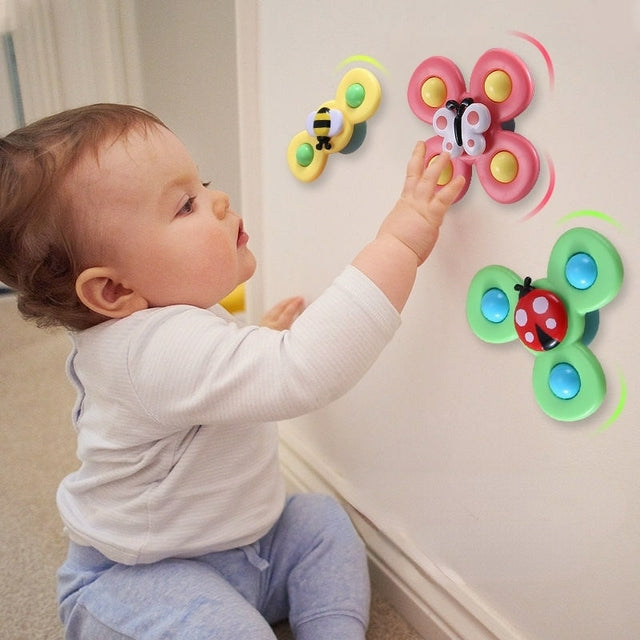 SpinnerBaby - Interativo para Bebês - Kit com 3 Peças